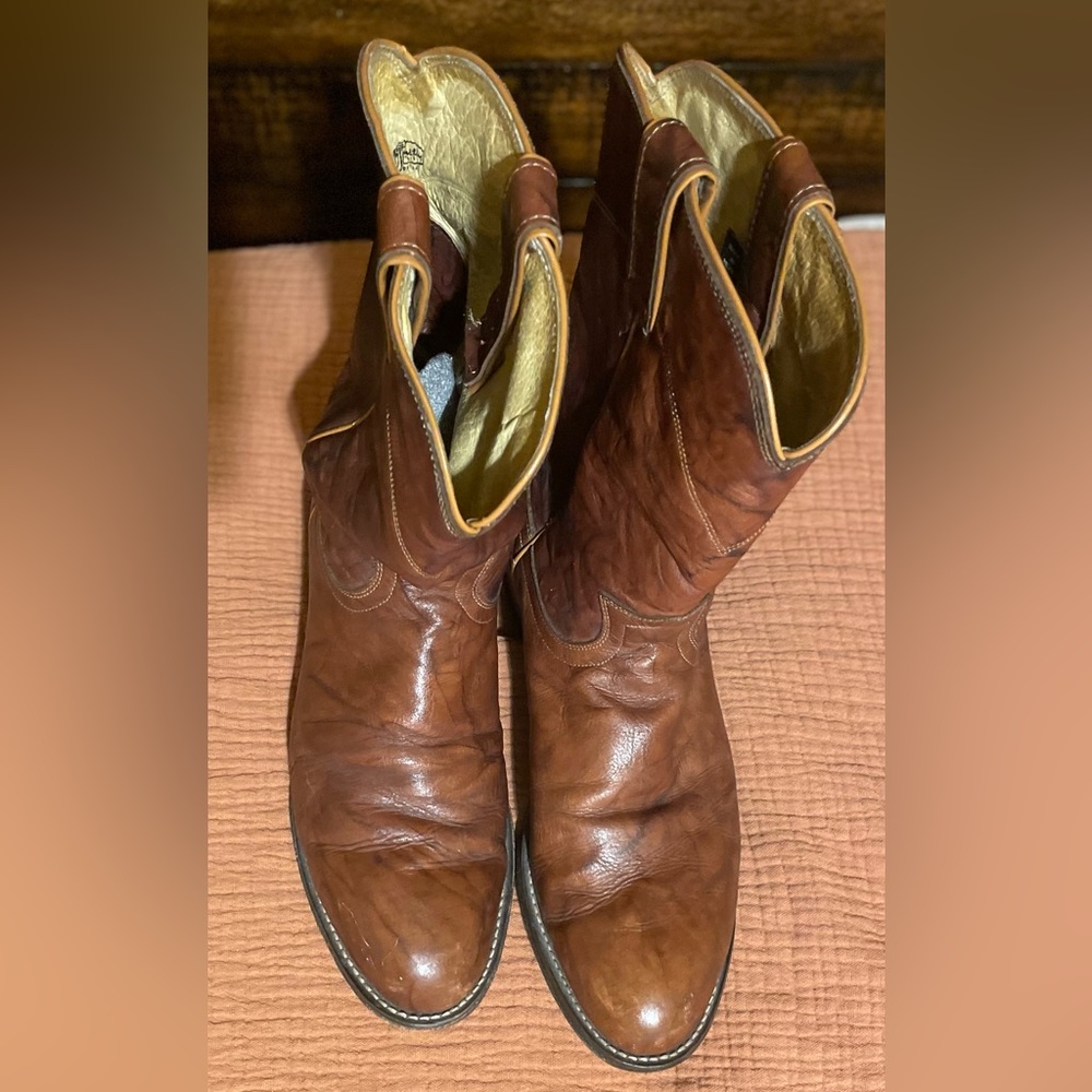 Justin Roper Cowboy Boots - Vintage